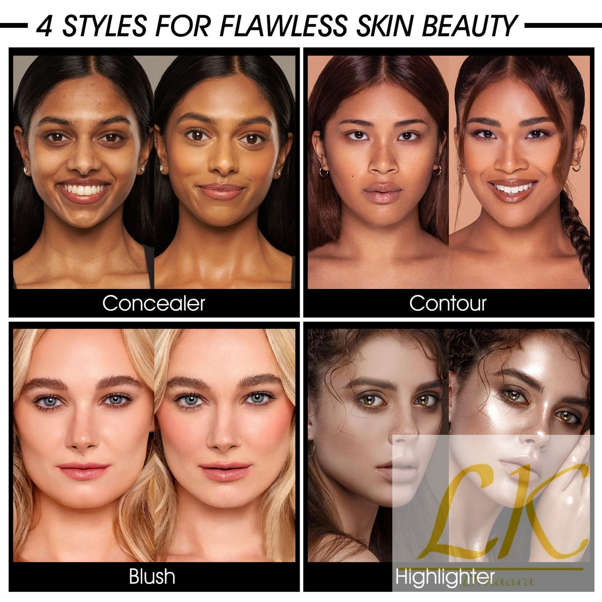 12-Color Blusher Palette – Matte, Shimmer & High-Gloss Multi-Finish Blush