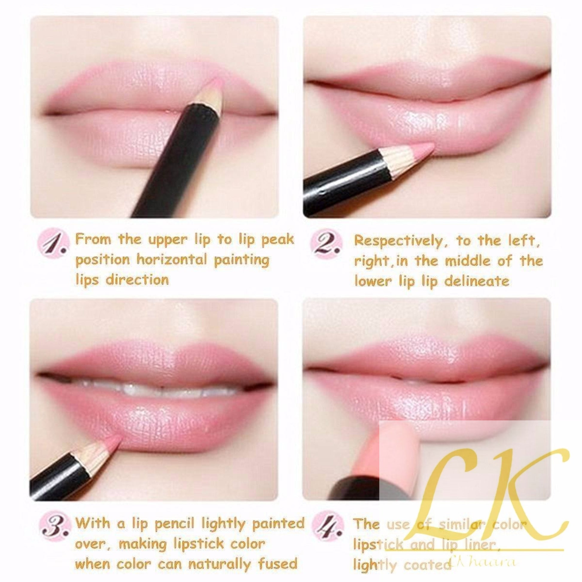 12 x Professional Lip Liner Pencil Set – Multi-Functional, Waterproof & Long-Lasting