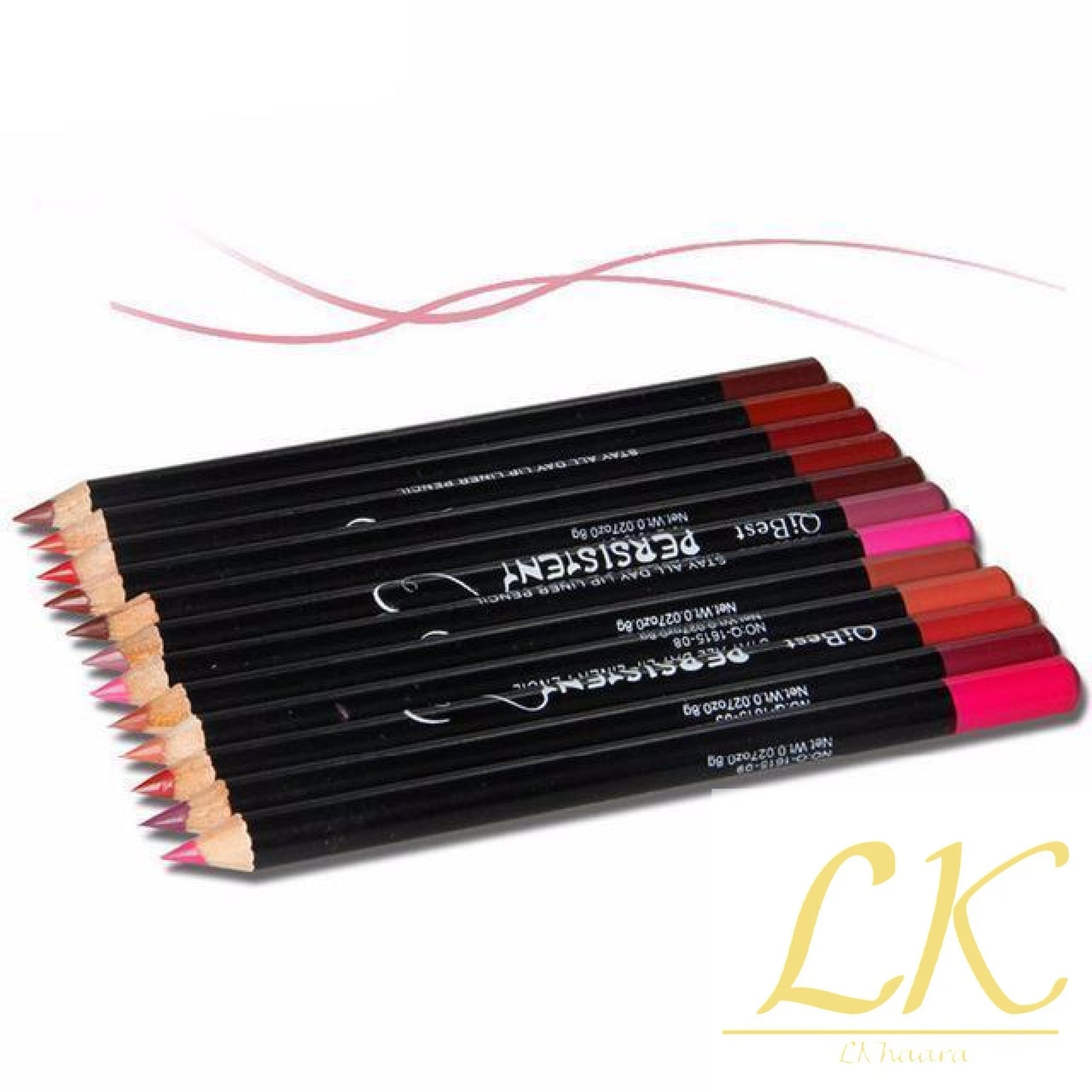 12 x Professional Lip Liner Pencil Set – Multi-Functional, Waterproof & Long-Lasting