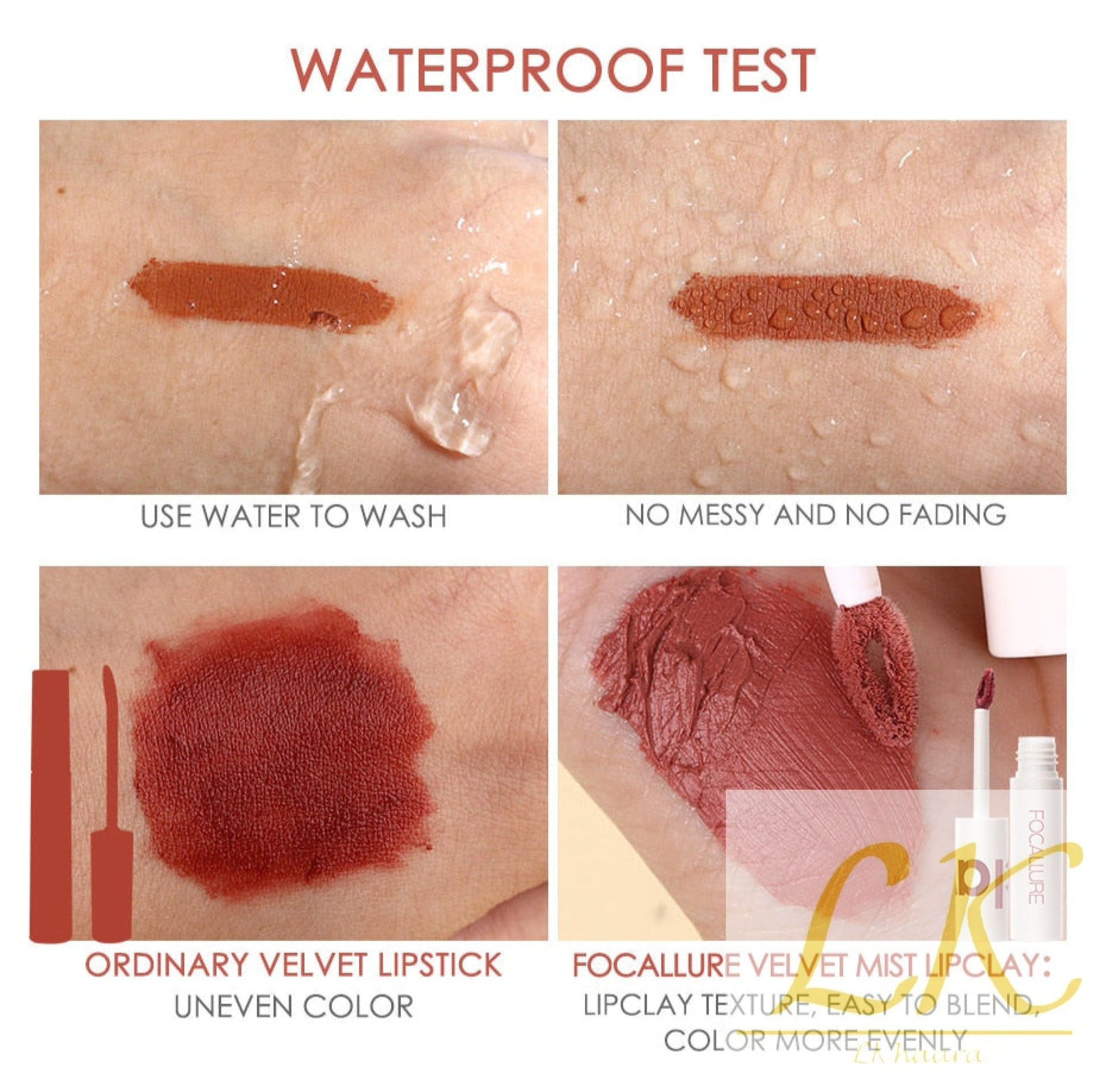 Air Matte Mud Velvet Lip Glaze – Waterproof, Non-Fading & Soft Matte Perfection