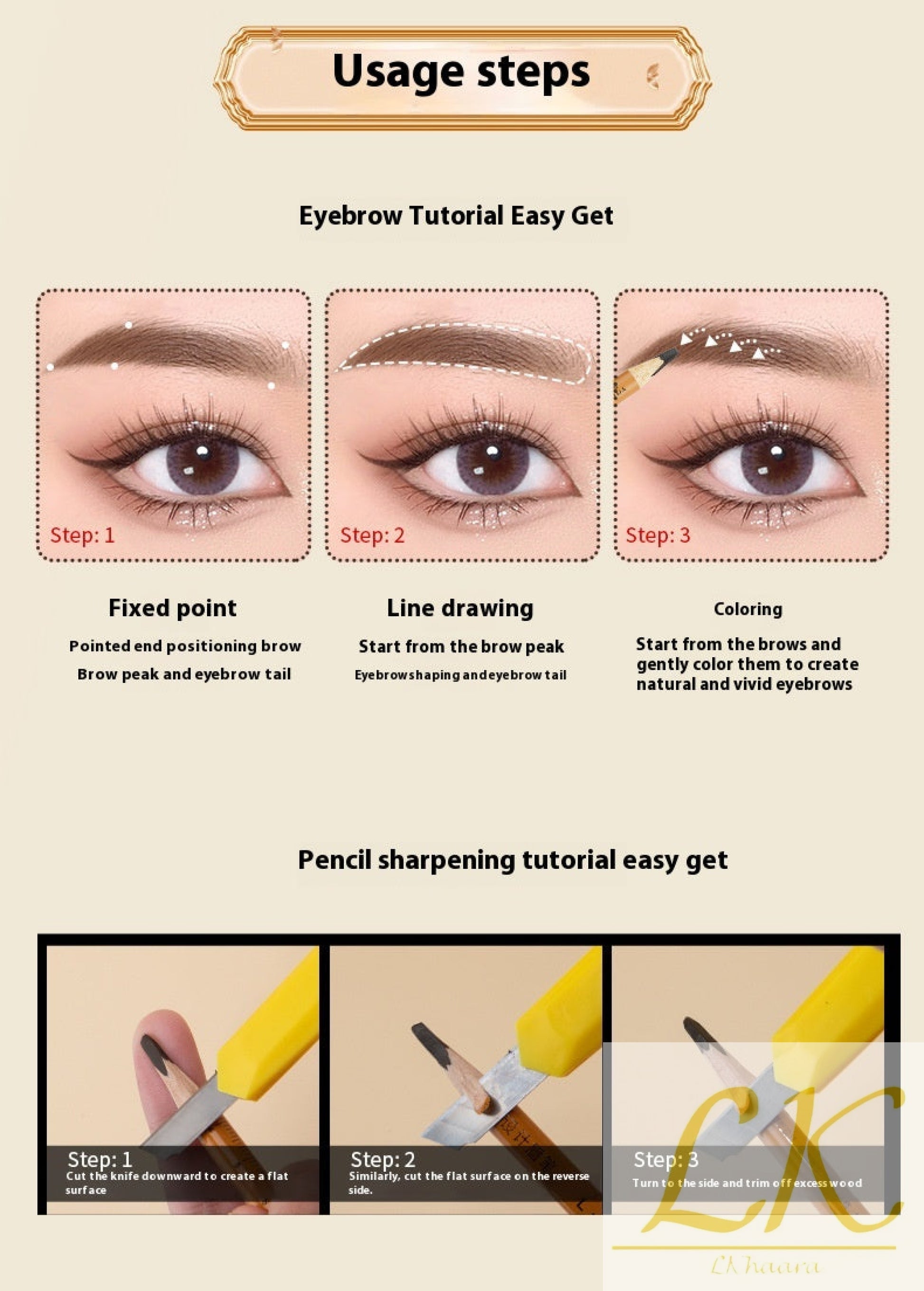 Positioning Eyebrow Pencil – Waterproof Precision & Natural Definition