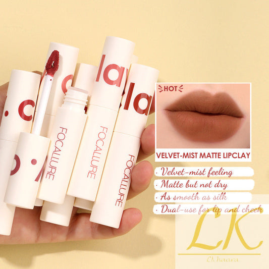 Air Matte Mud Velvet Lip Glaze – Waterproof, Non-Fading & Soft Matte Perfection