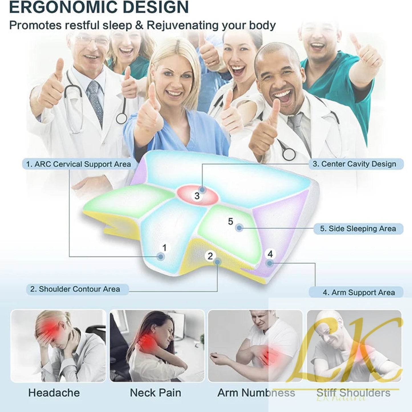 Contour Orthopedic Pillow